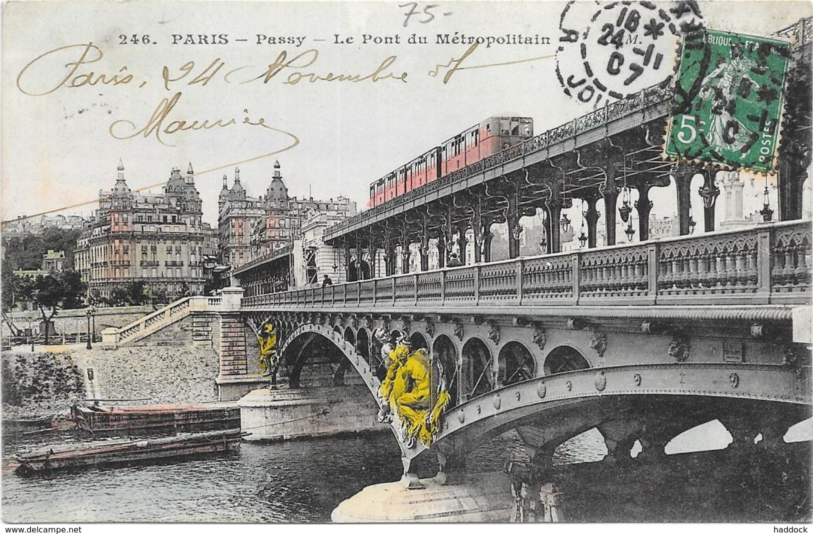 PARIS: PASSY- LE PONT DU METROPOLITAIN - Autres & Non Classés