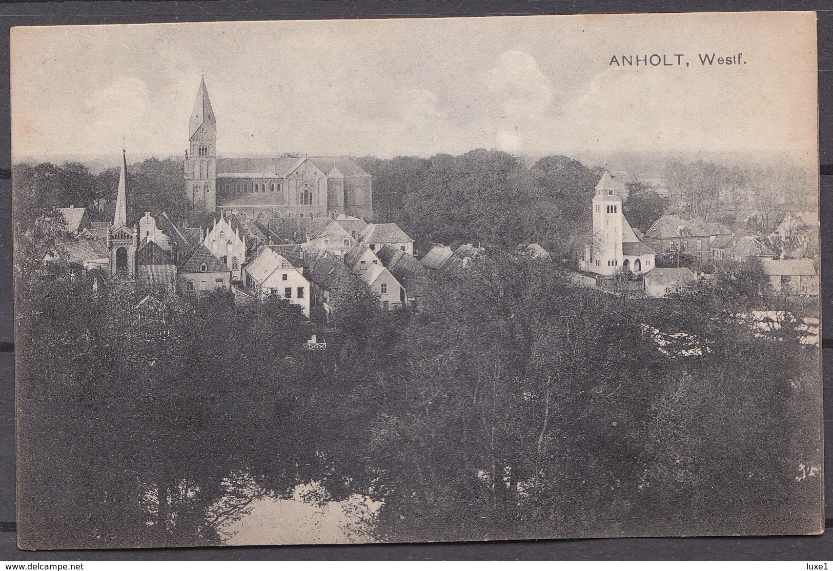 GERMANY ,  Anholt  , OLD  POSTCARD - Borken