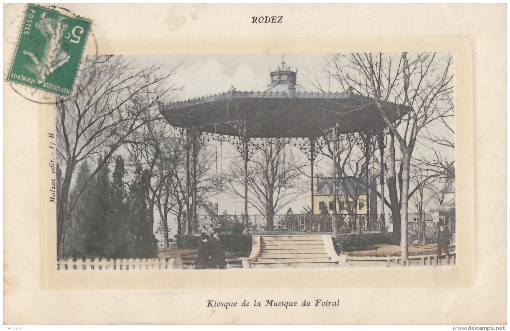 CPA - Rodez - Kiosque à Musique Du Foirail - Rodez