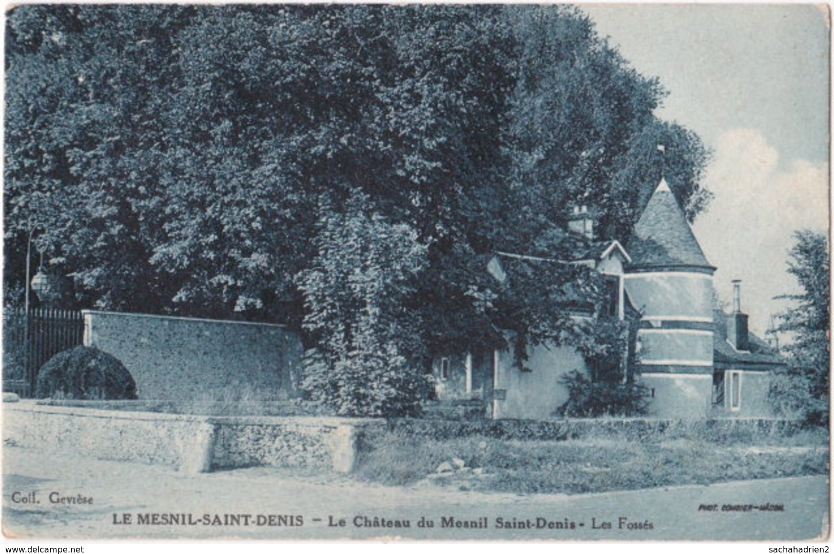 78. LE MESNIL-SAINT-DENIS. Le Château. Les Fossés - Le Mesnil Saint Denis