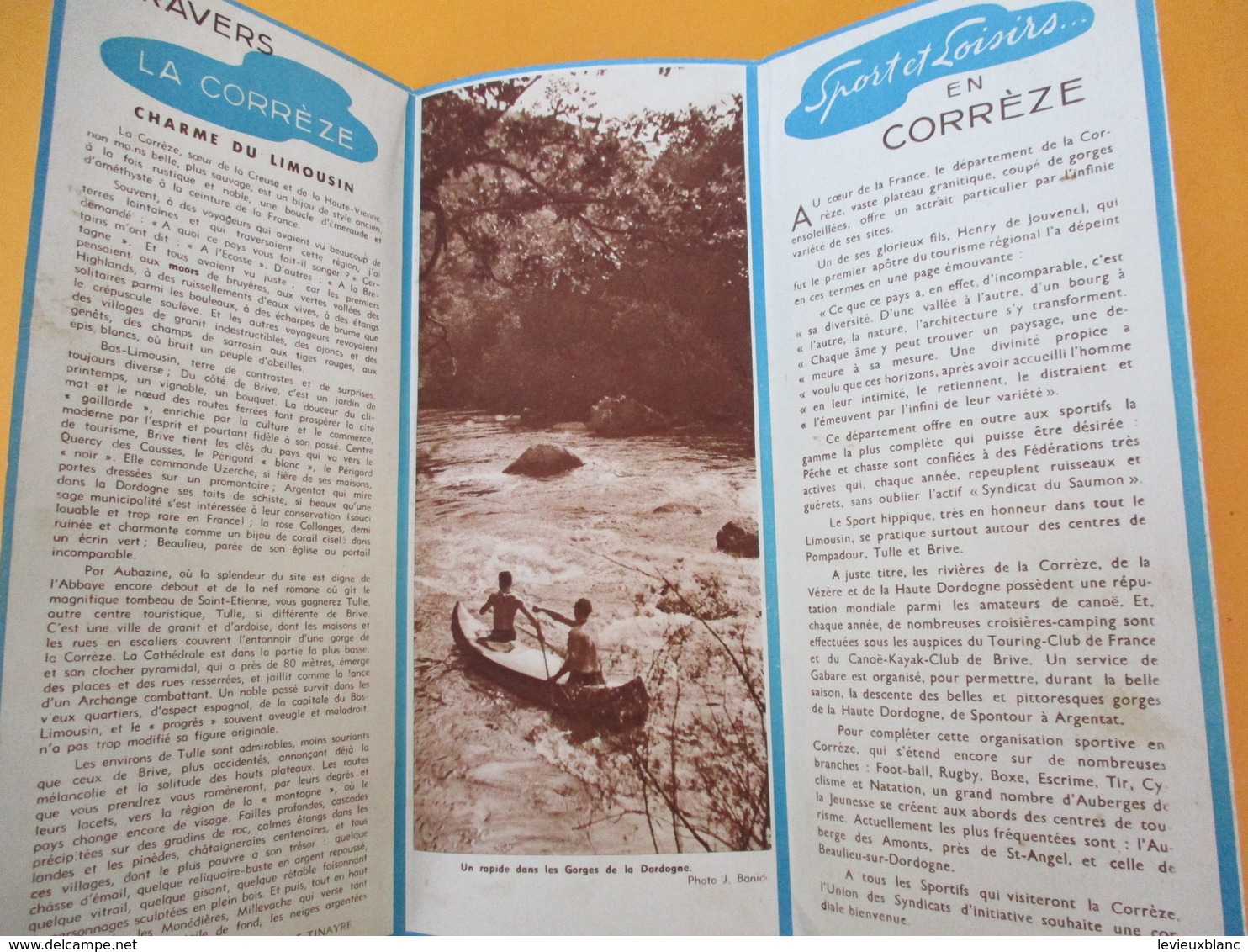 Plan Touristique De La CORREZE/Découverte De La France / Le Bas Limousin/ESSI/Conseil Général/ Vers 1950          PGC202 - Carte Geographique