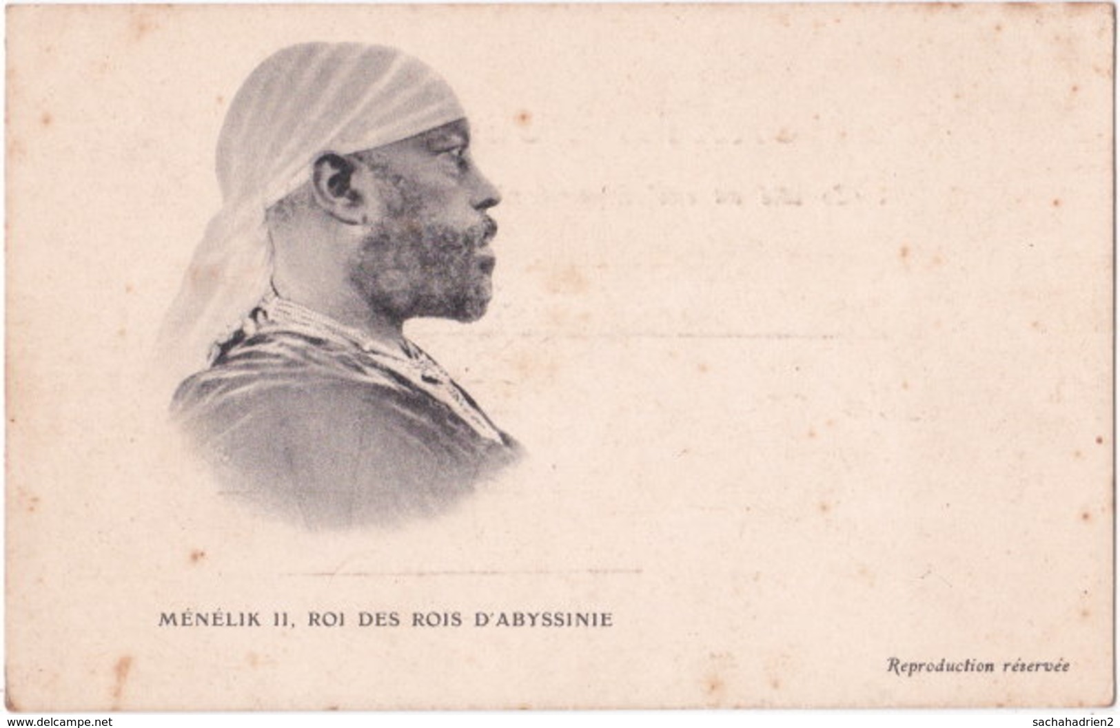 Ménélik II, Roi Des Rois D'ABYSSINIE - Erythrée