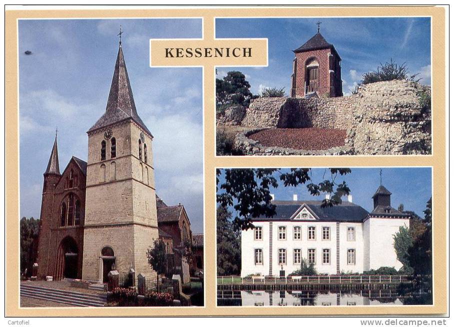 KESSENICH-MEERZICHT-KERK-BURCHT-KASTEEL-UITGAVE TER EIKEN-NIET VERSTUURD-NELS-THILL-BRUSSEL - Kinrooi