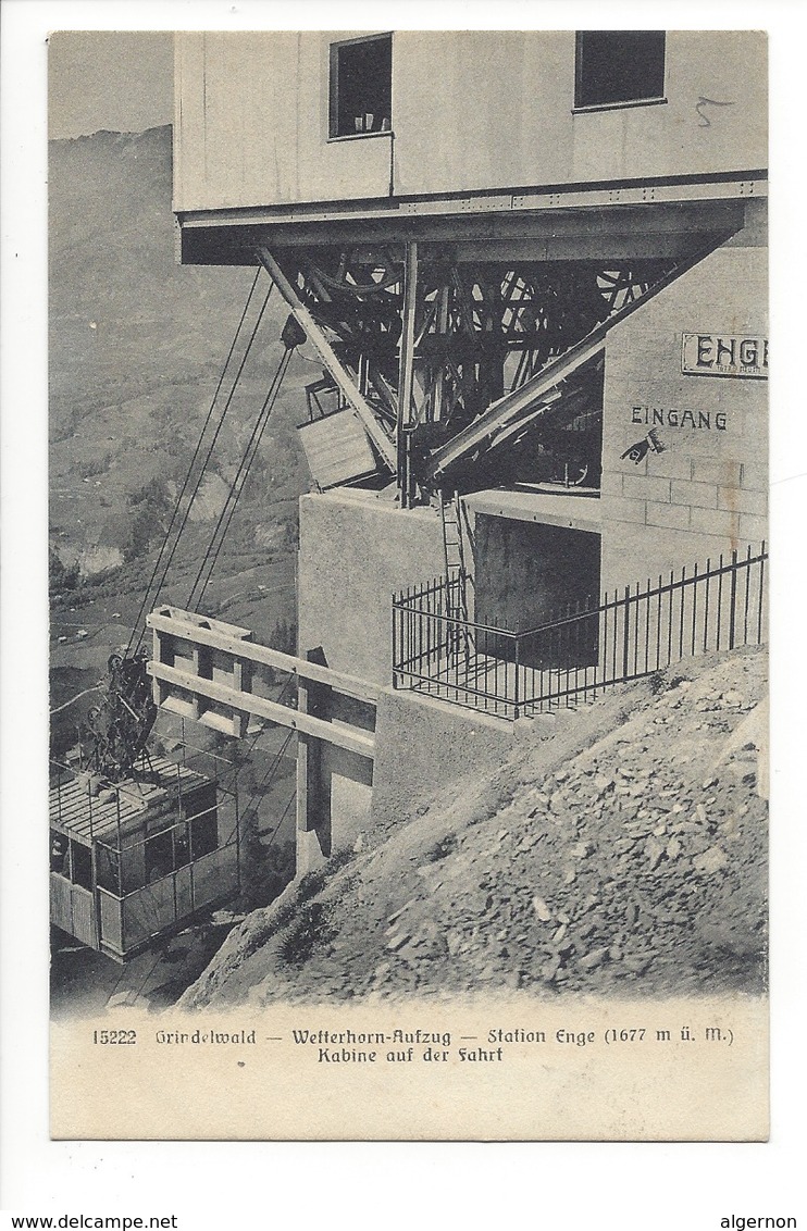 20270 -  Grindelwald Wetterhorn-Aufzug Kabine Auf Der Fahrt - Grindelwald