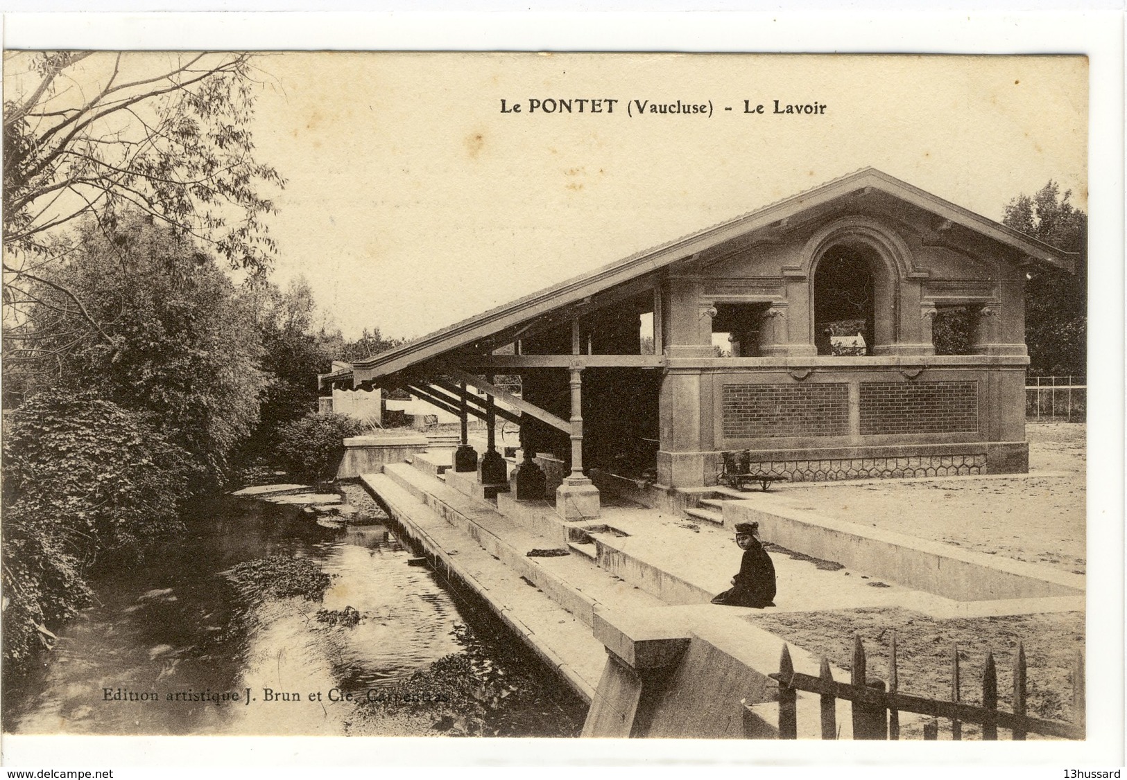 Carte Postale Ancienne Le Pontet - Le Lavoir - Le Pontet