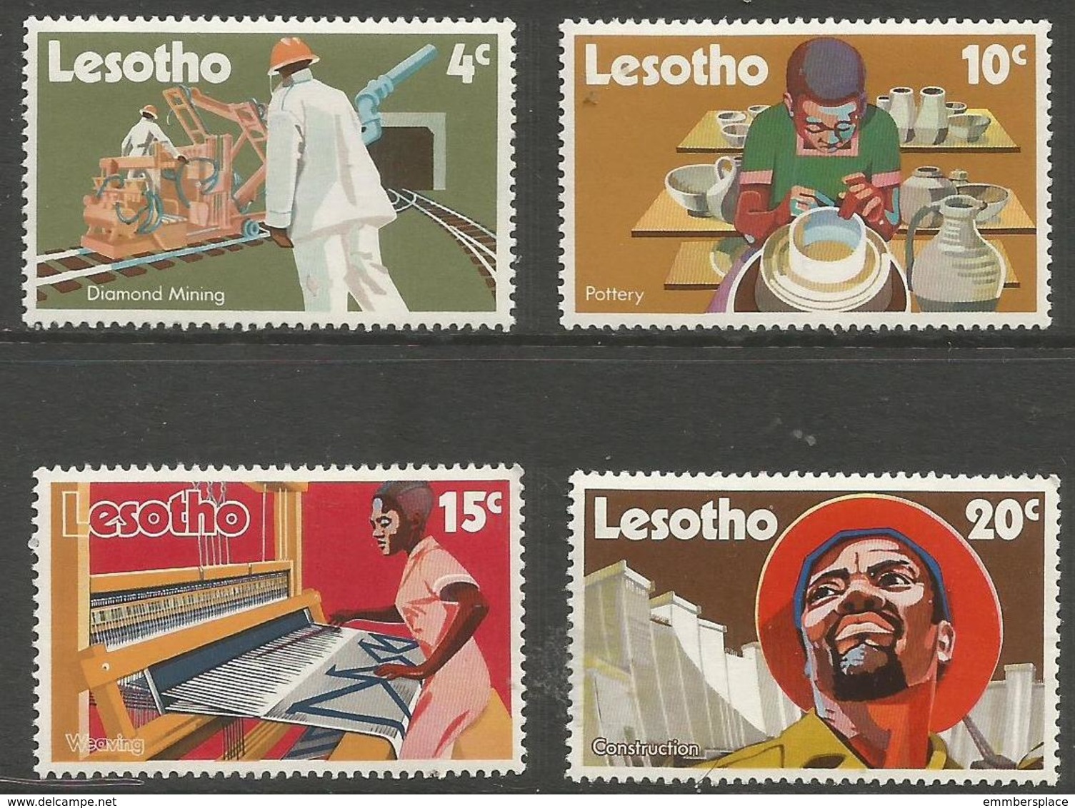 Lesotho  - 1971 Technical Development MNH **   SG 215-8 - Lesotho (1966-...)