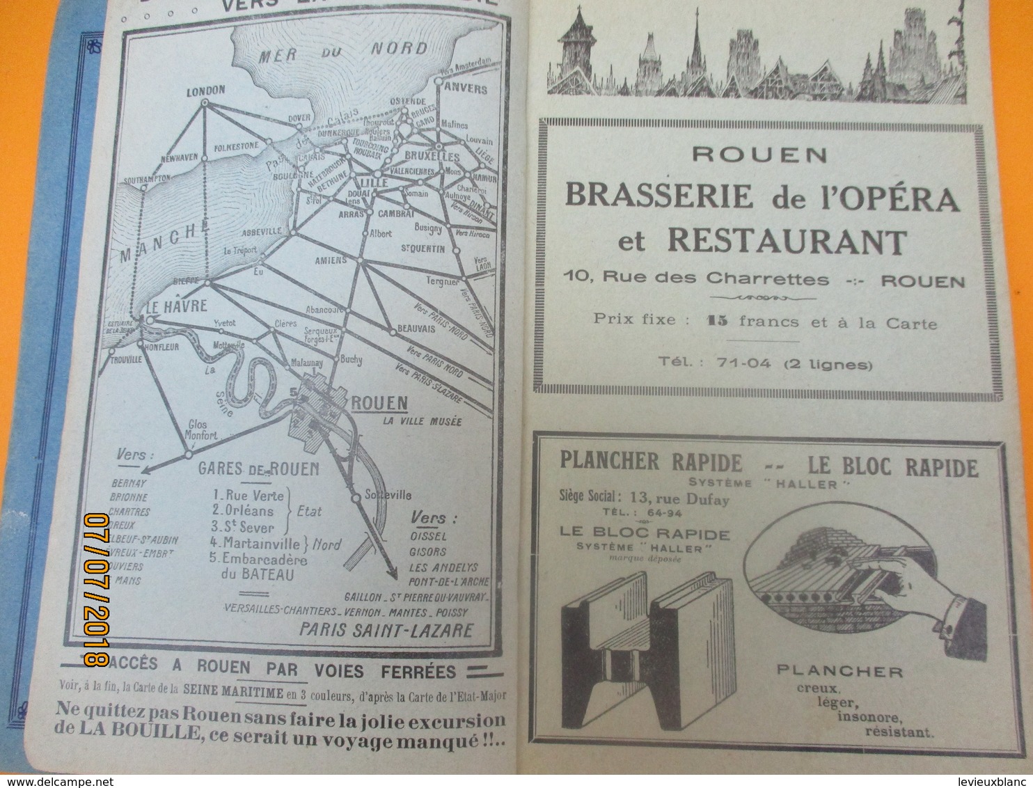 Guide Complet Du Voyage En Bateau De ROUEN Au HAVRE Par La Seine Maritime/Cie Rouennaise De Navigation/ 1931     PGC210 - Geographical Maps