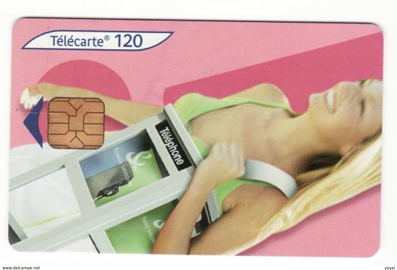 120 OR1 04/05 Femme A15 Cabine Rose Carte Jaune - 2005