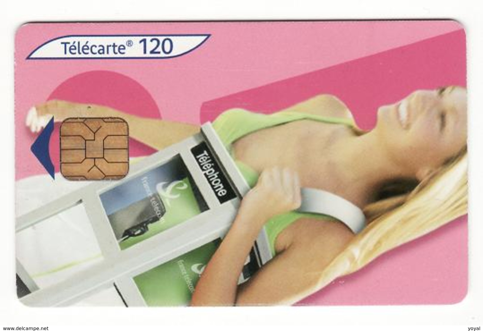 120 OR1 05/05 Femme A16 Cabine Rose Carte Jaune - 2005