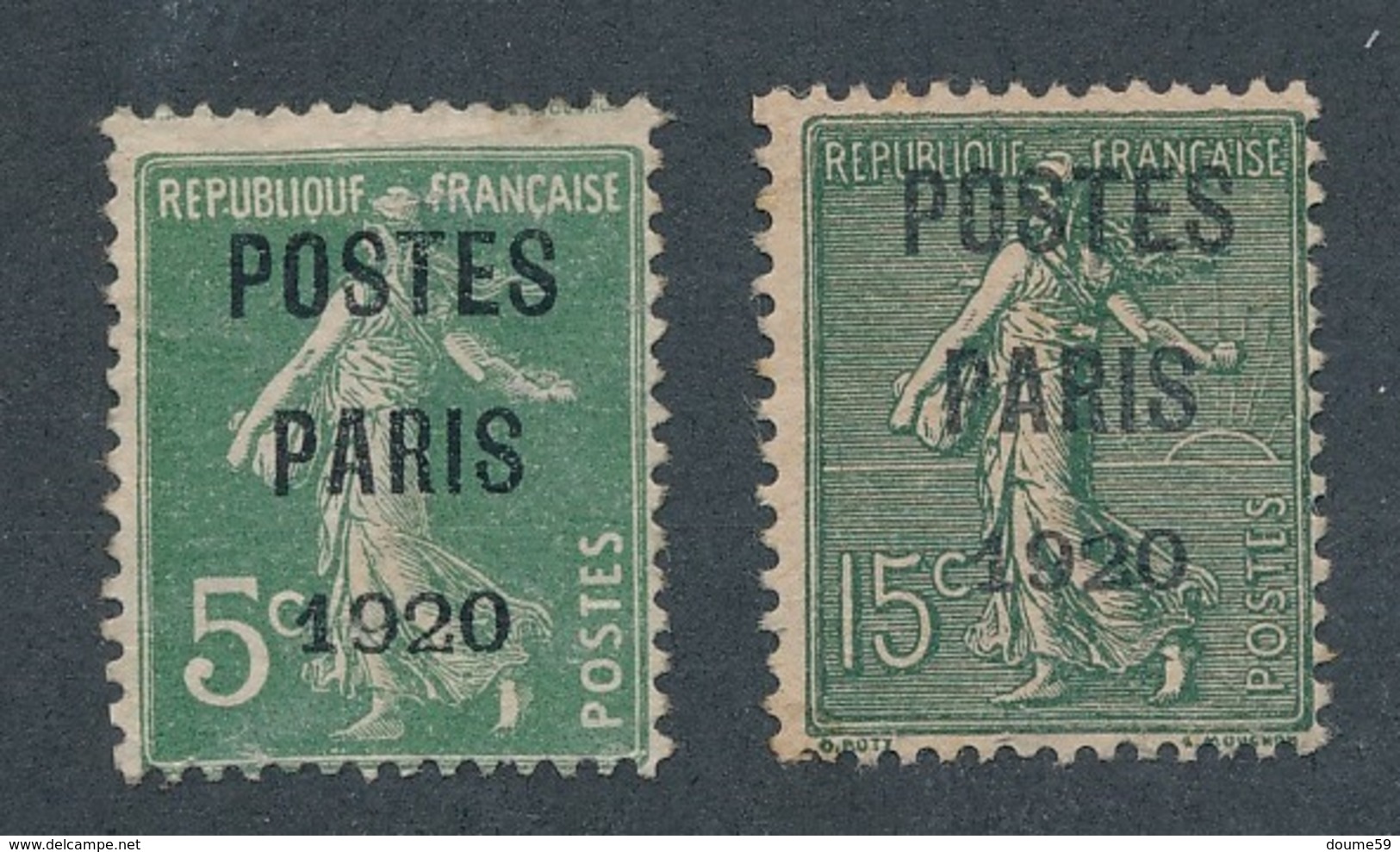 CD-109 : FRANCE: Lot Avec Préo N°24/25 - 1893-1947