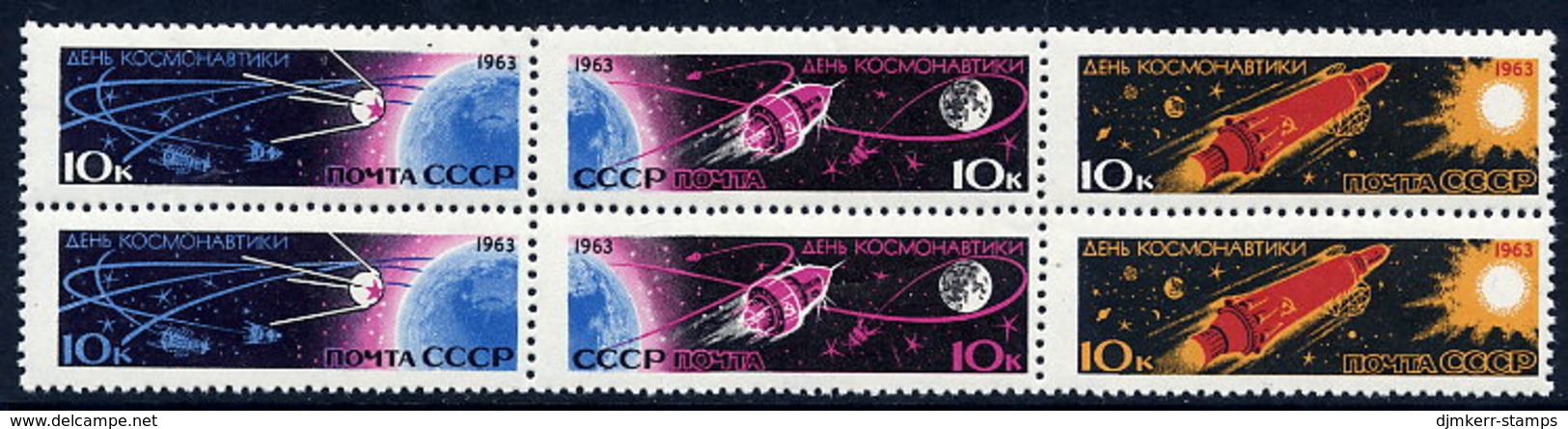SOVIET UNION 1963 Cosmonauts Day Block MNH / **  Michel 2747-52 - Nuovi
