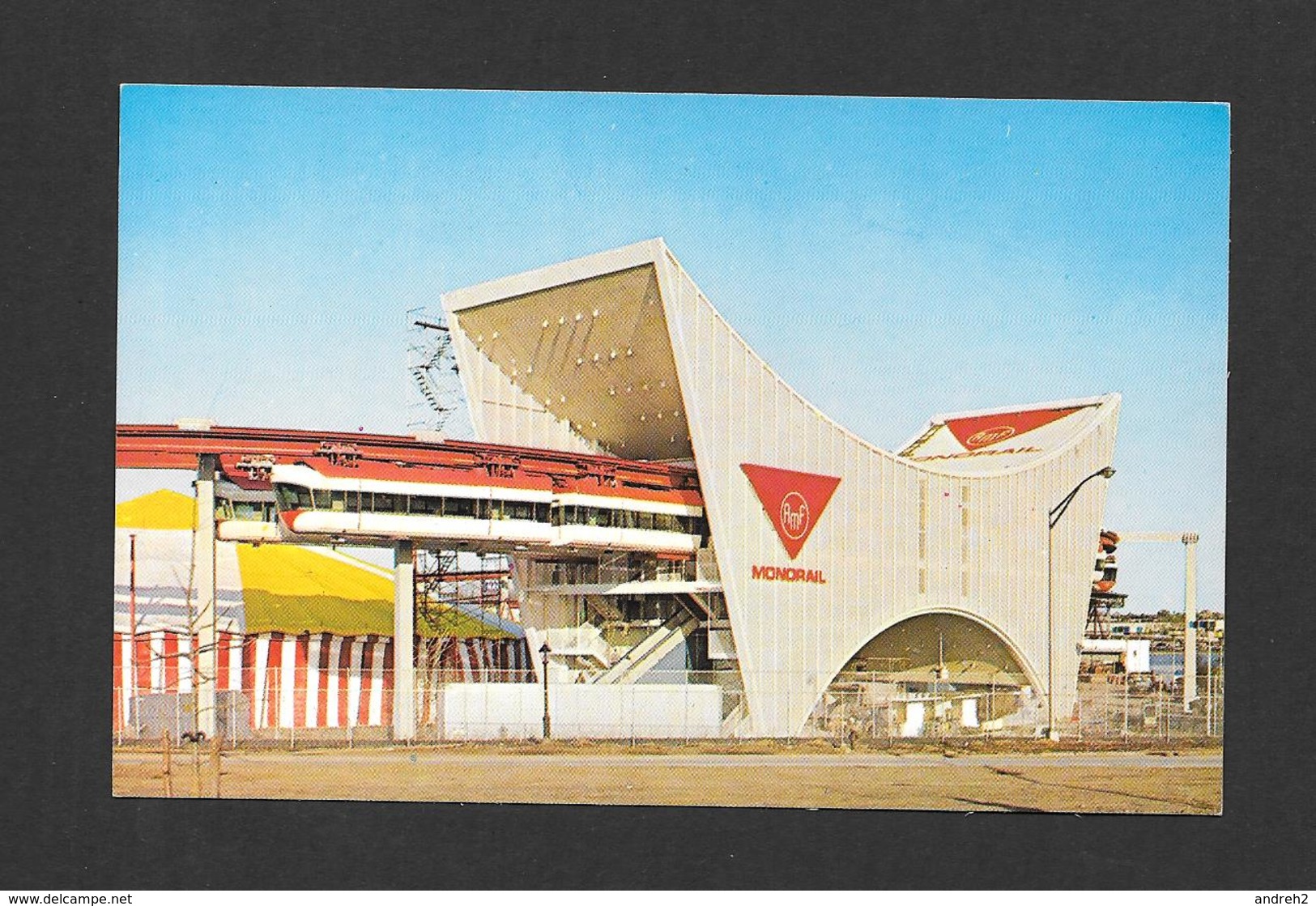 EXPOSITIONS - NEW YORK WORLD'S FAIR 1964-65 - THE AMERICAN MACHINE AND FOUNDRY CO. MONORAIL - Expositions