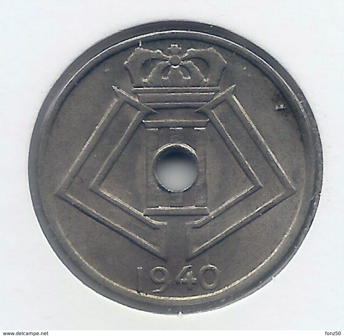 LEOPOLD III * 5 Cent 1940 Vlaams/frans * Nr 7751 - 5 Centesimi