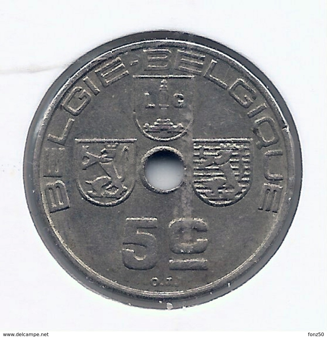 LEOPOLD III * 5 Cent 1940 Vlaams/frans * Nr 7749 - 5 Centesimi