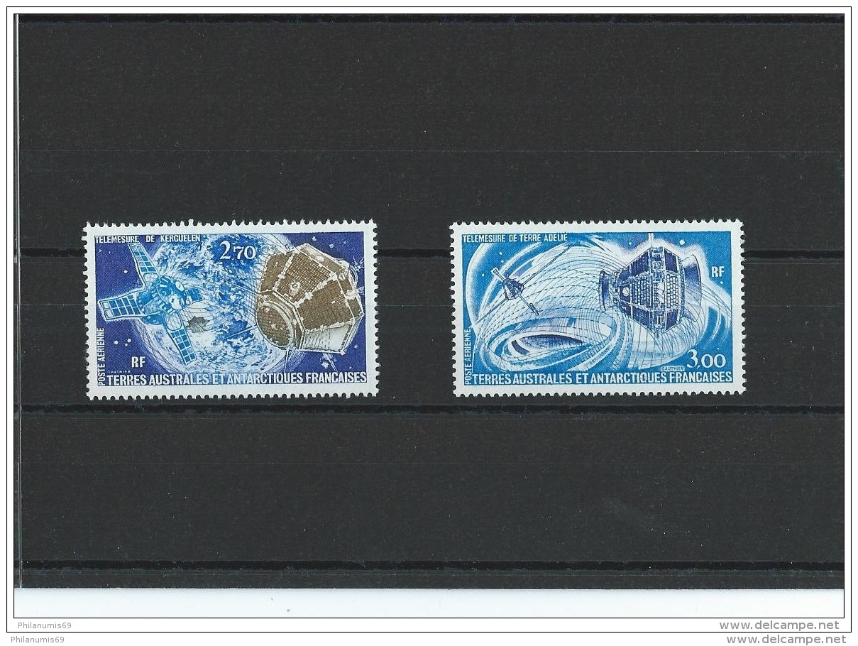 TAAF 1977 - YT PA N° 49/50 NEUF SANS CHARNIERE ** (MNH) GOMME D'ORIGINE LUXE - Poste Aérienne