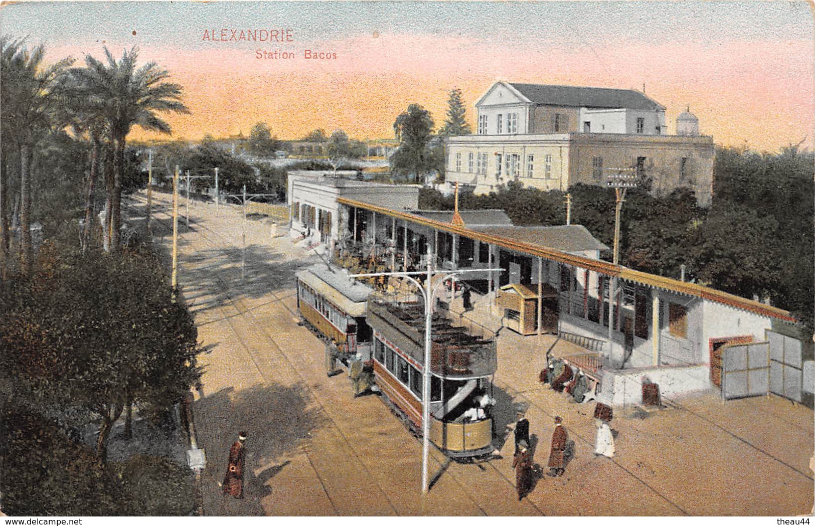 ¤¤   -  EGYPTE   -  ALEXANDRIE   -  Station Bacos  -  Le Tramway -  ¤¤ - Alejandría