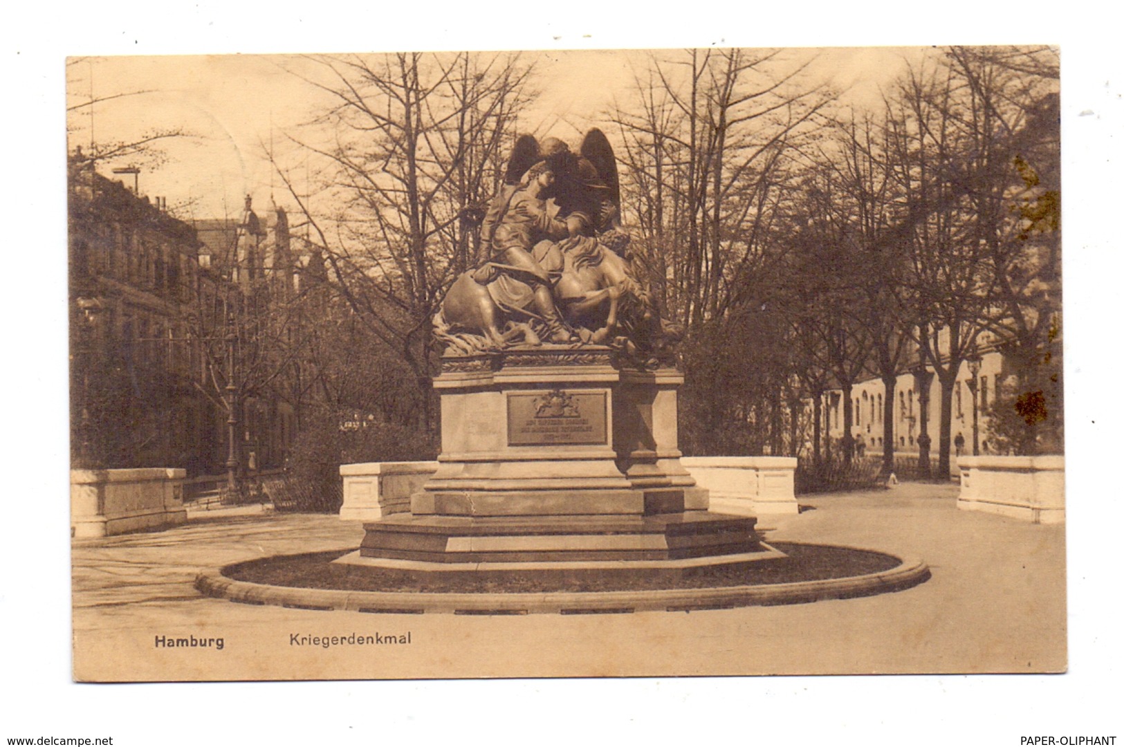 2000 HAMBURG - ROTHERBAUM, Johannes Schilling Kriegerdenkmal, 1915 - Eimsbuettel