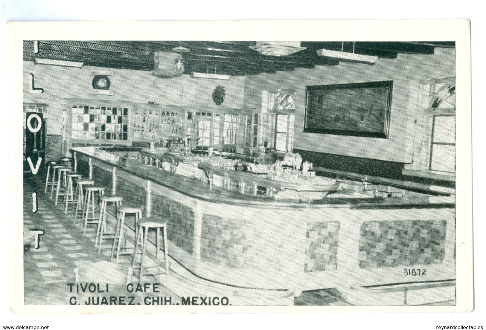 Mexico, Ciudad Juarez, Tivoli Cafe. Printed Pc, Unused. - Hotels & Restaurants