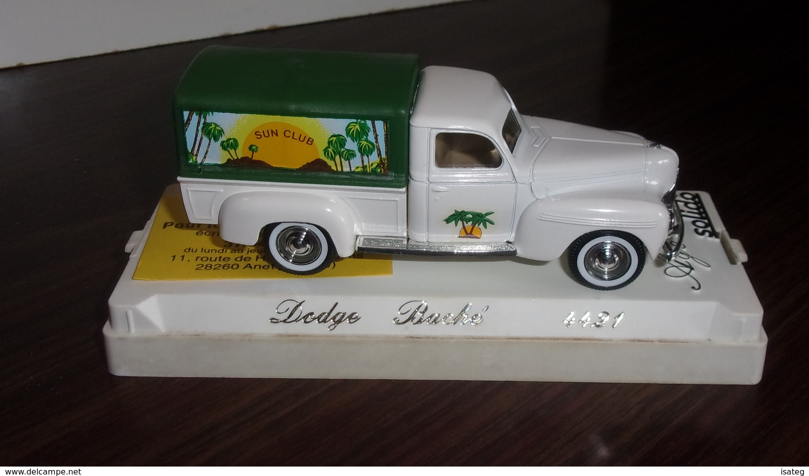 DODGE PICK-UP BACHE 4421 - AGE D'OR - SOLIDO - Publicidad