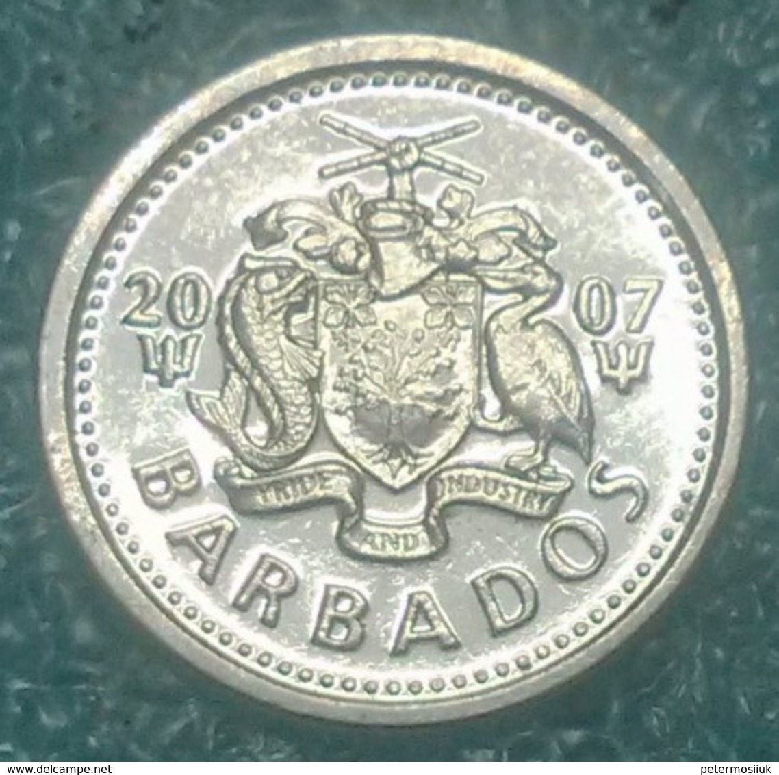 Barbados 10 Cents, 2007 -4165 - Barbades