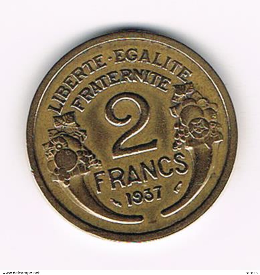 &   FRANKRIJK 2 FRANCS 1937 - Autres & Non Classés