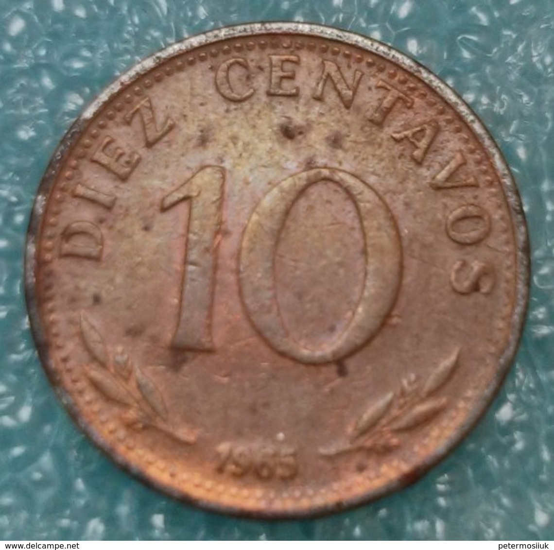 Bolivia 10 Centavos, 1965 - Bolivia