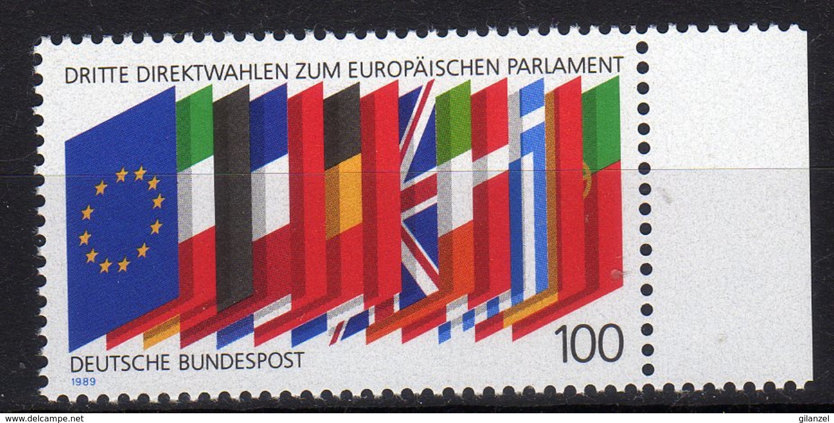 Deutschland 1989 EUROPEAN PARLIAMENT ELECTIONS 3eme élection Du Parlement Européen MNH - Idee Europee