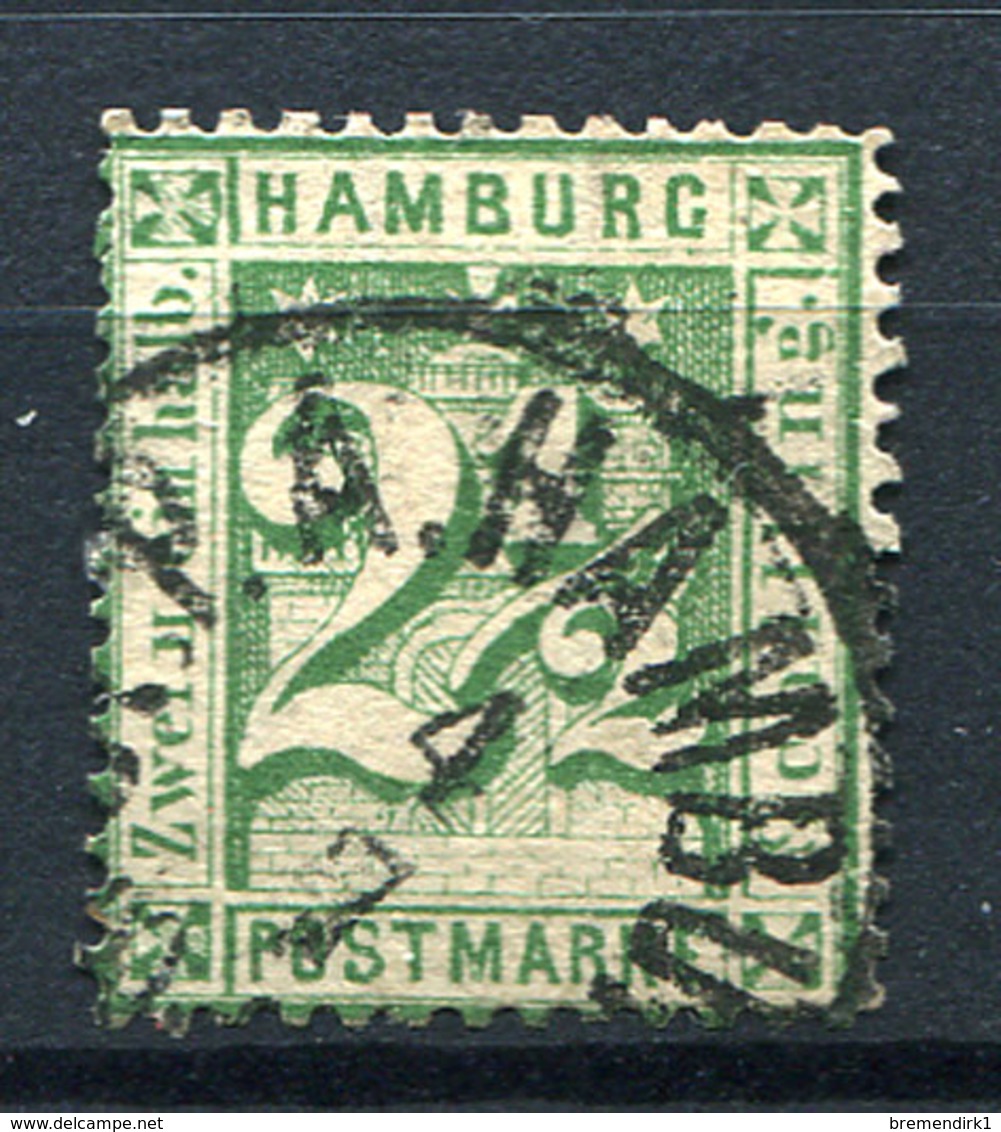 19431) HAMBURG # 14 Gestempelt Aus 1864, 45.- € - Hamburg