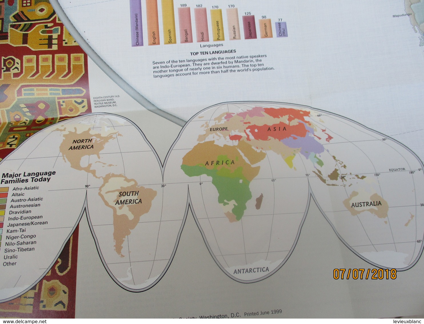 Carte Historique Et Géographique/ Voices Of The World/ Millenium In Maps/National Geographic Society/ 1999   PGC218 - Autres & Non Classés