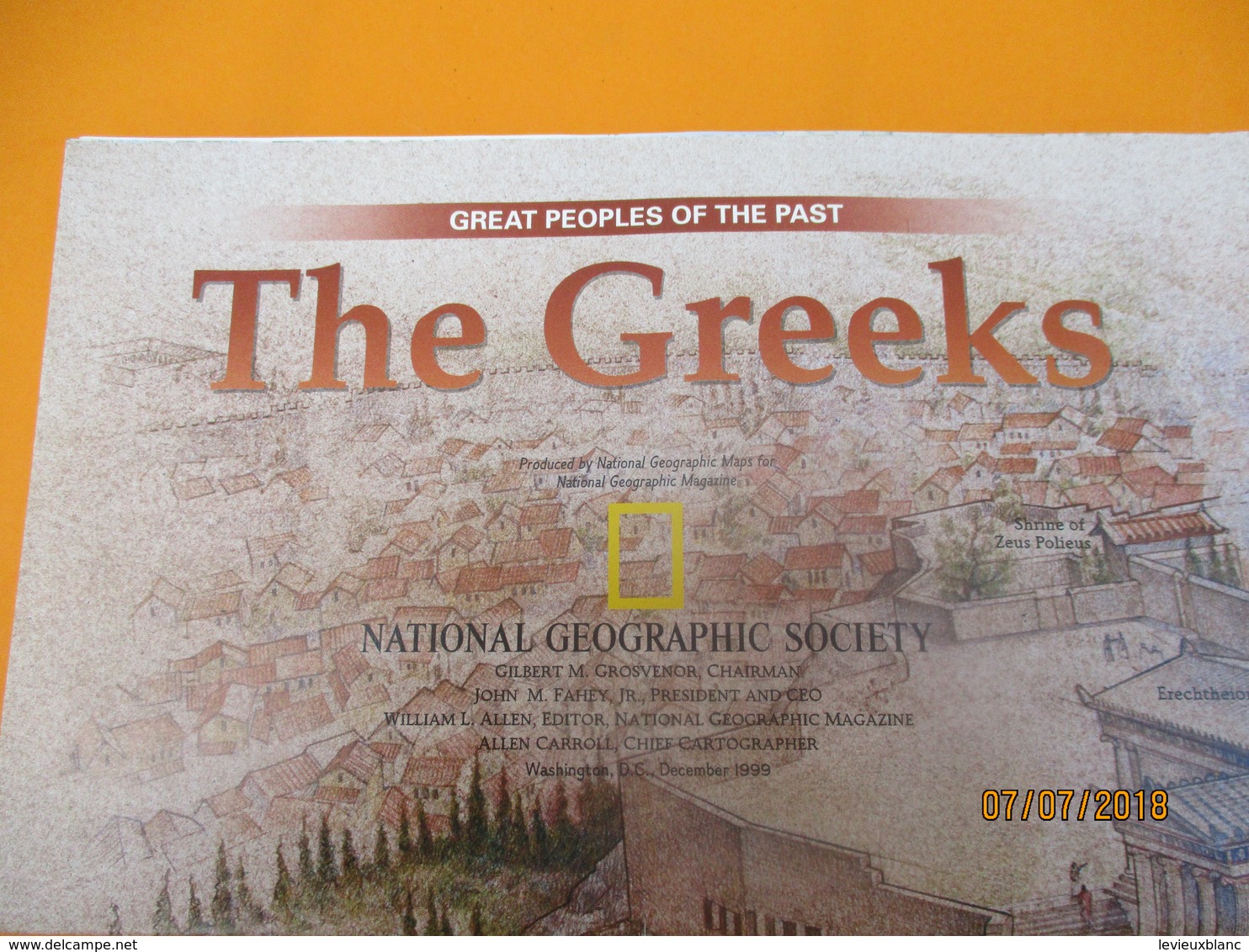 Carte Historique Et Géographique/ Ancient GREECE/Great People Of The Past/National Geographic Society/ 1999   PGC219 - Autres & Non Classés