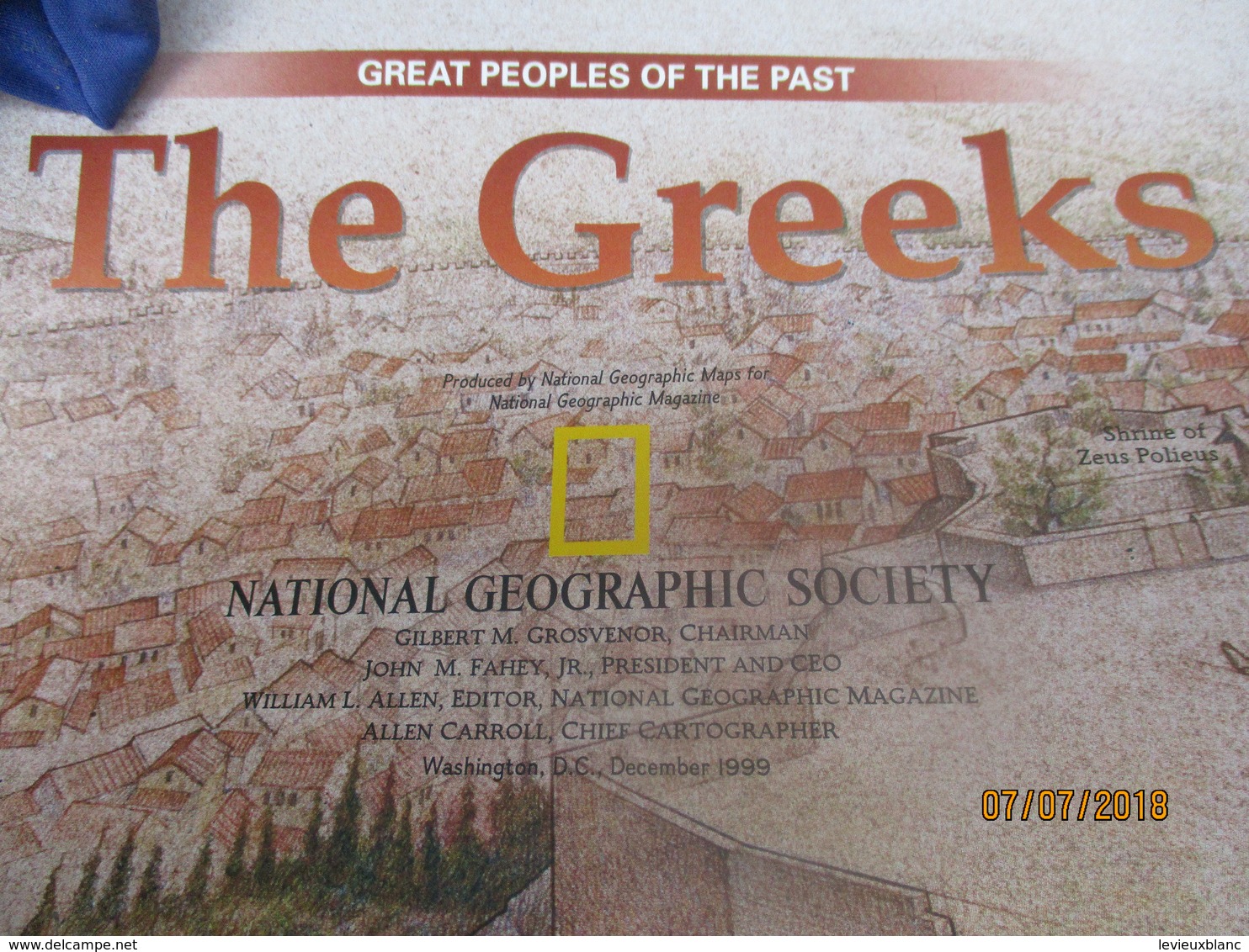 Carte Historique Et Géographique/ Ancient GREECE/Great People Of The Past/National Geographic Society/ 1999   PGC219 - Autres & Non Classés