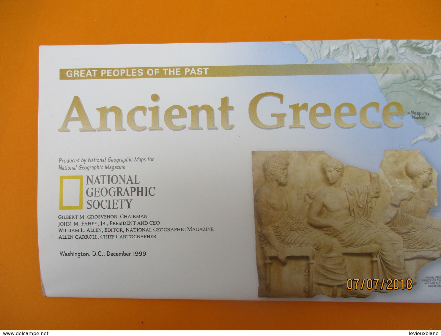 Carte Historique Et Géographique/ Ancient GREECE/Great People Of The Past/National Geographic Society/ 1999   PGC219 - Autres & Non Classés