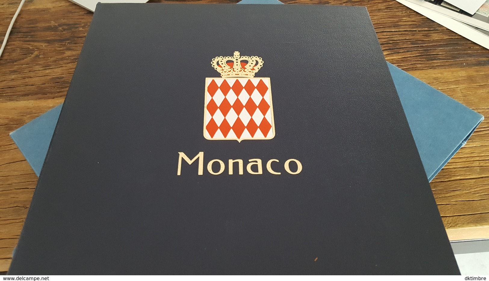 LOT 406160 ALBUM DAVO LUXE POUR TIMBRE DE MONACO VIDE DE 1969 A 1984 PORT A 10 EUROS - Collections (en Albums)