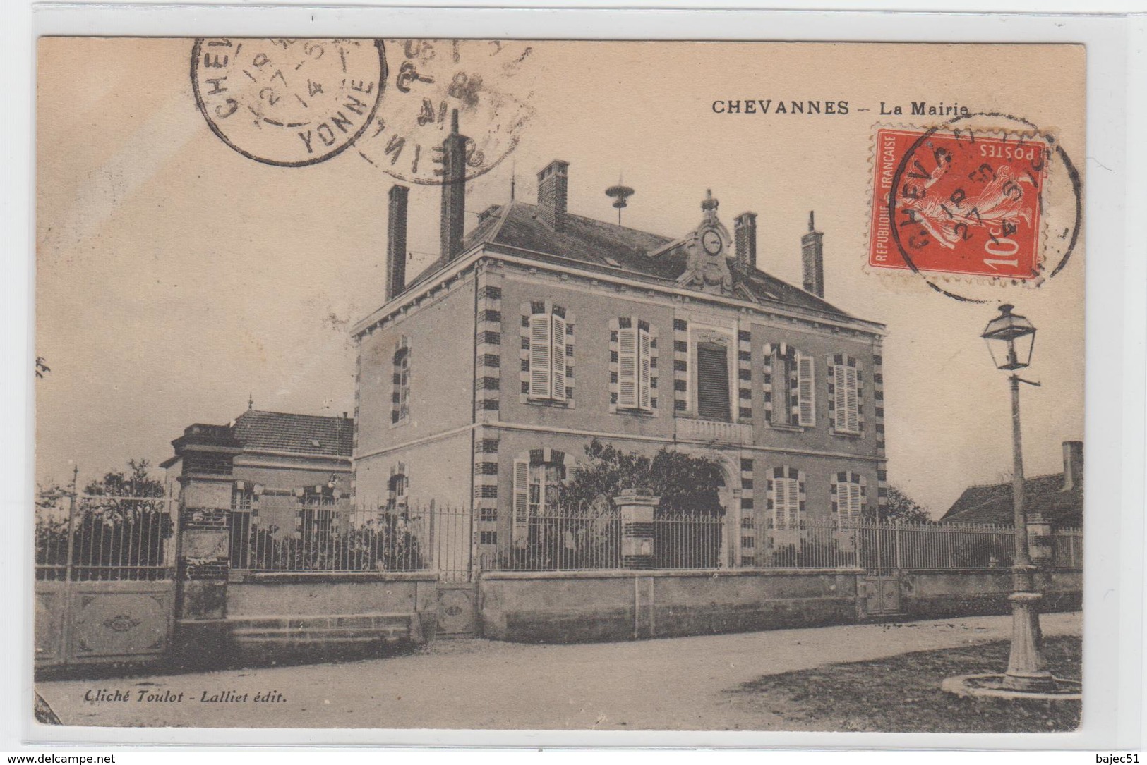 1 Cpa Chevannes "la Mairie" - Chevannes