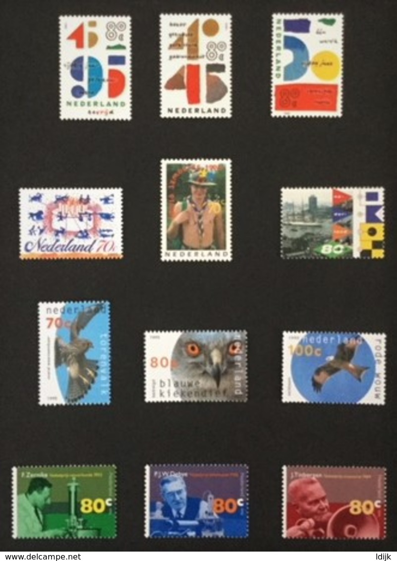 1995 Jaarcollectie Postzegels NVPH  1630-1663**) - Années Complètes