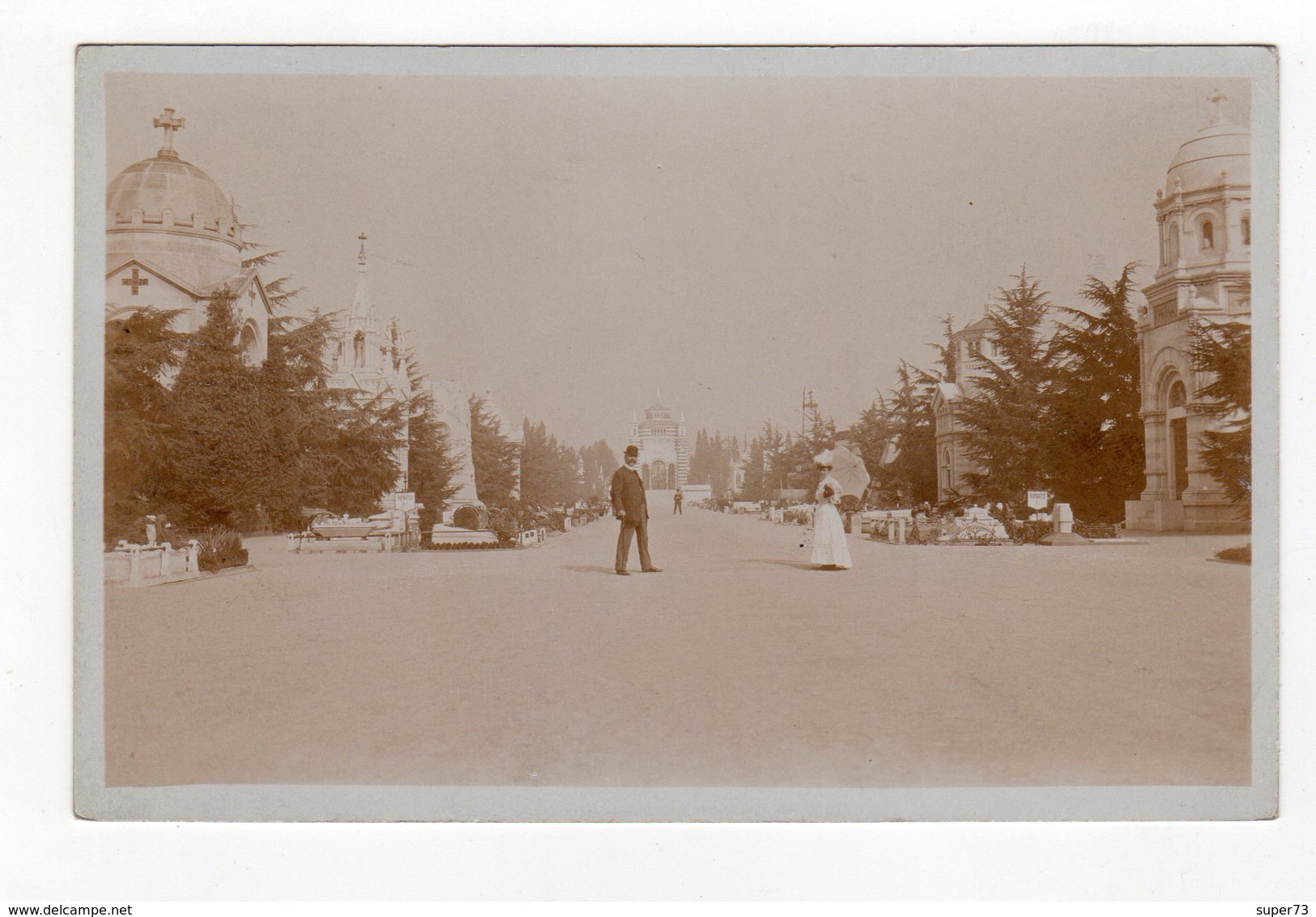 Carte Photo Milano Cimetière - Autres & Non Classés