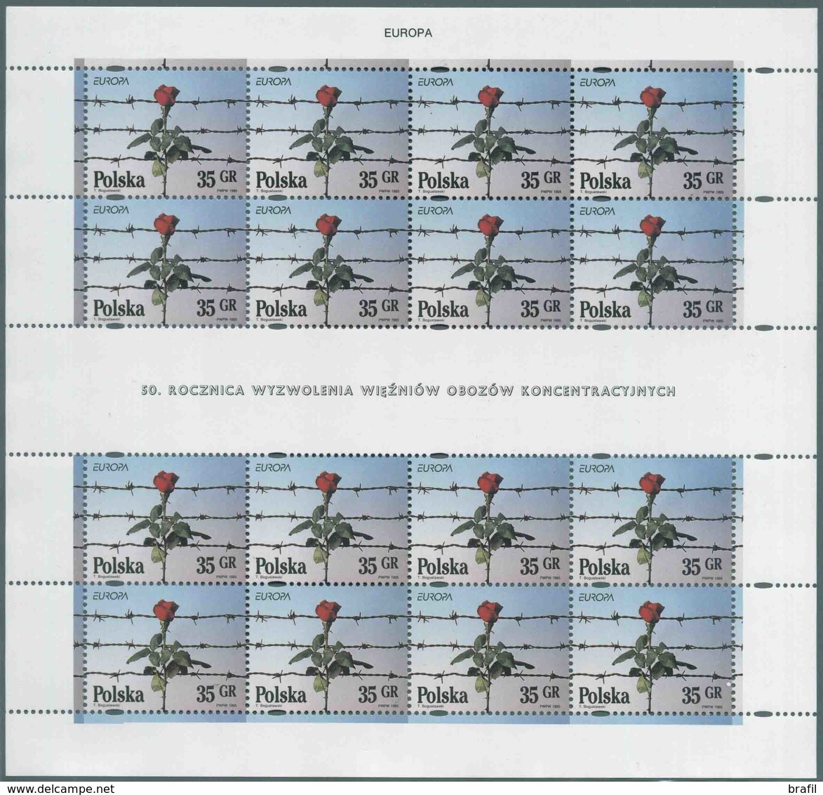 1995 Europa C.E.P.T., Minifogli Polonia, Serie Completa Nuova (**) - 1995