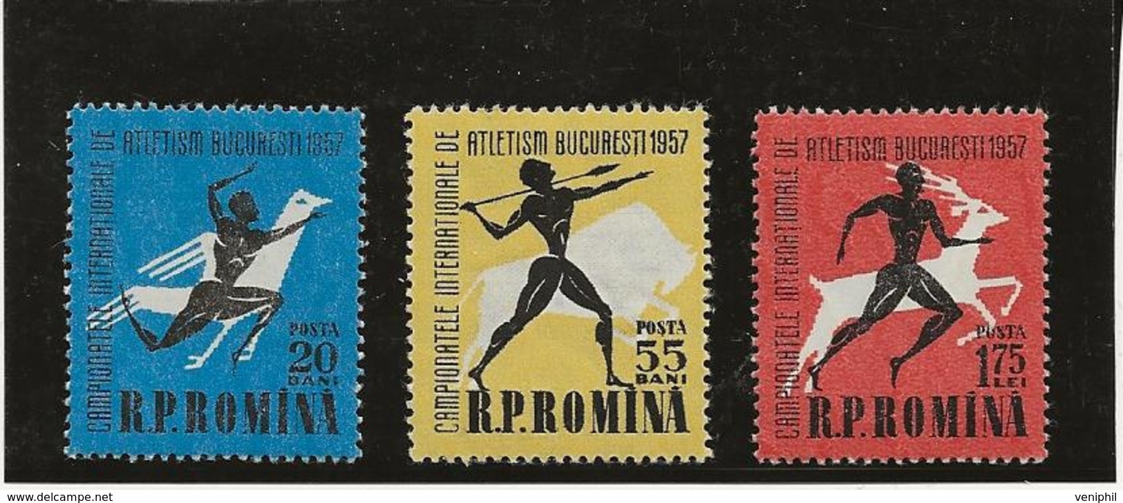 ROUMANIE - N° 1536- 1538 - ANNEE 1957 - - Unused Stamps