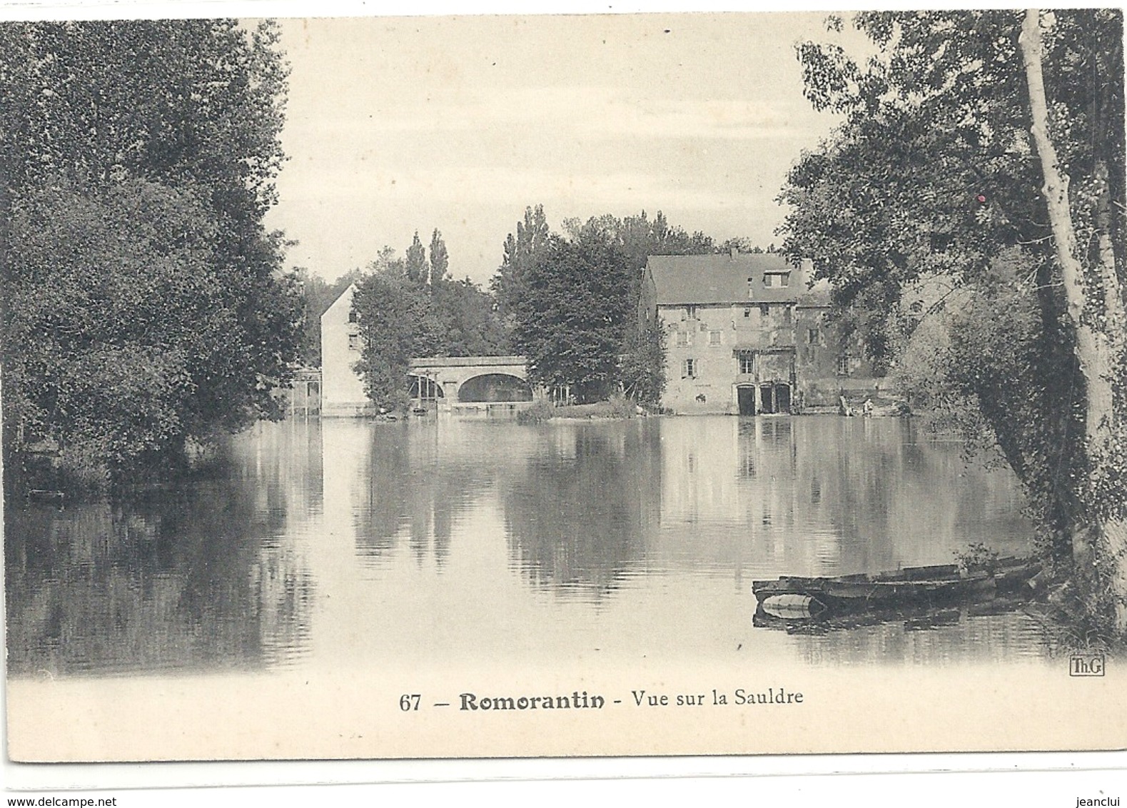 ROMORANTIN .  VUE SUR LA SAULDRE  . NON ECRITE - Romorantin