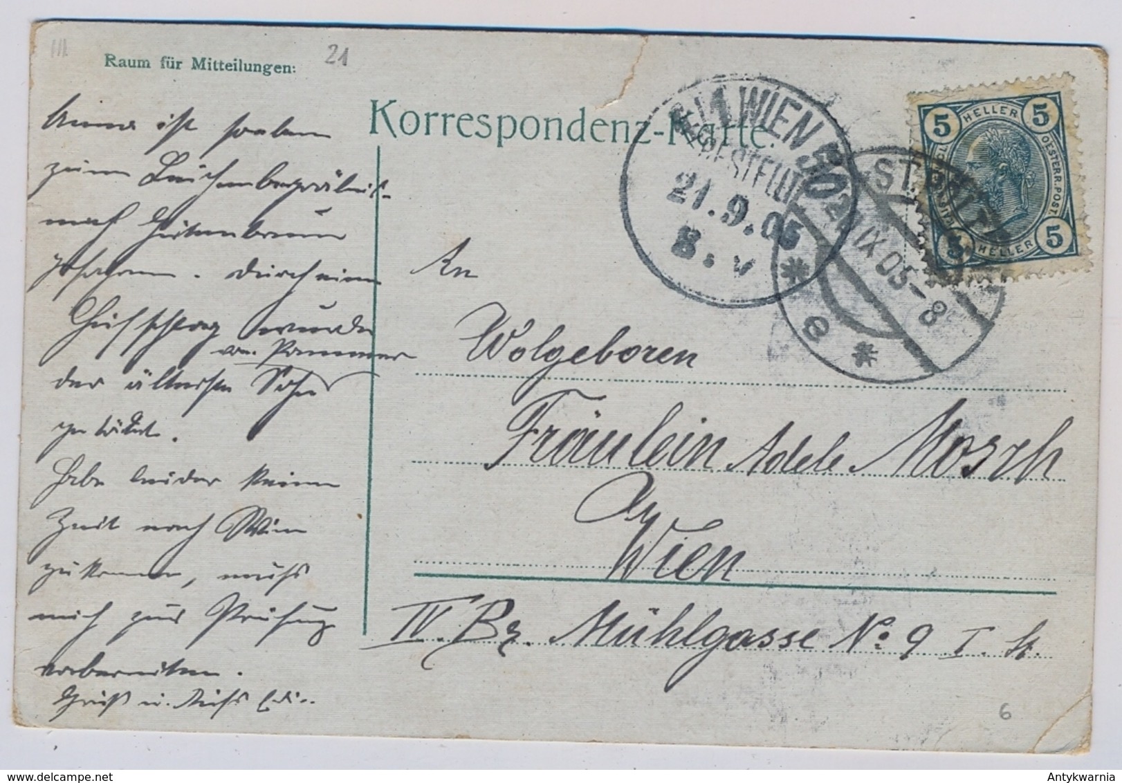 St. Pölten,  Vom Kaiserwald  Gesehen 1905y. E294 - St. Pölten