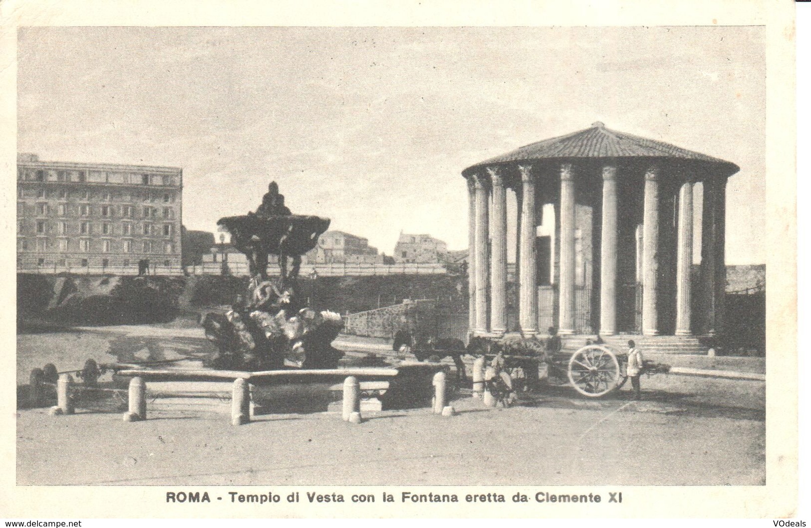 Italie - Lazio - Roma - Templo Di Vesta Con La Fontana Eretta Da Clemente XI - Autres & Non Classés