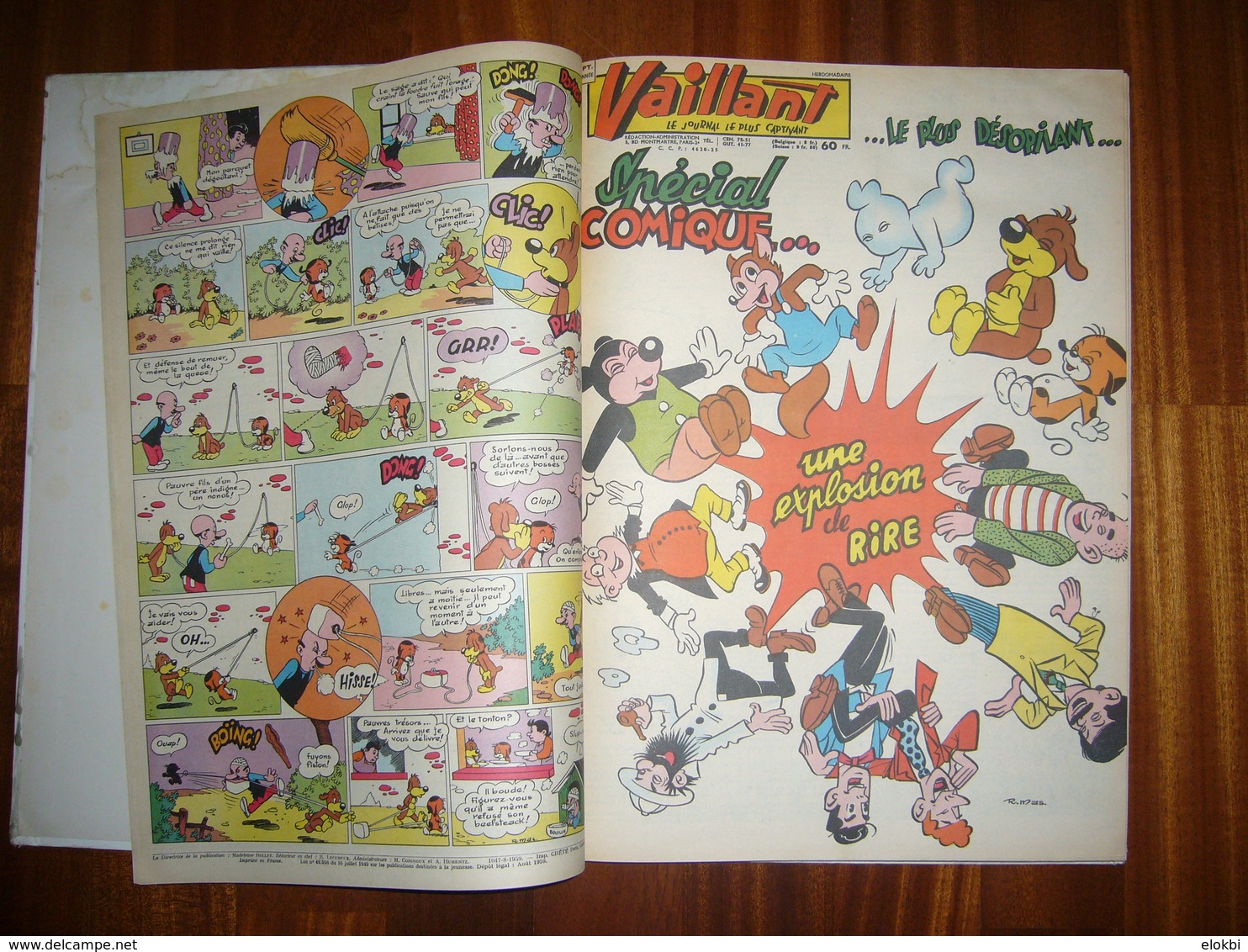 Album Vaillant N° 14 [Série N°2] Revues N° 746 à 758 Incluses De L'année 1959 - Voir Description Détaillée - Vaillant