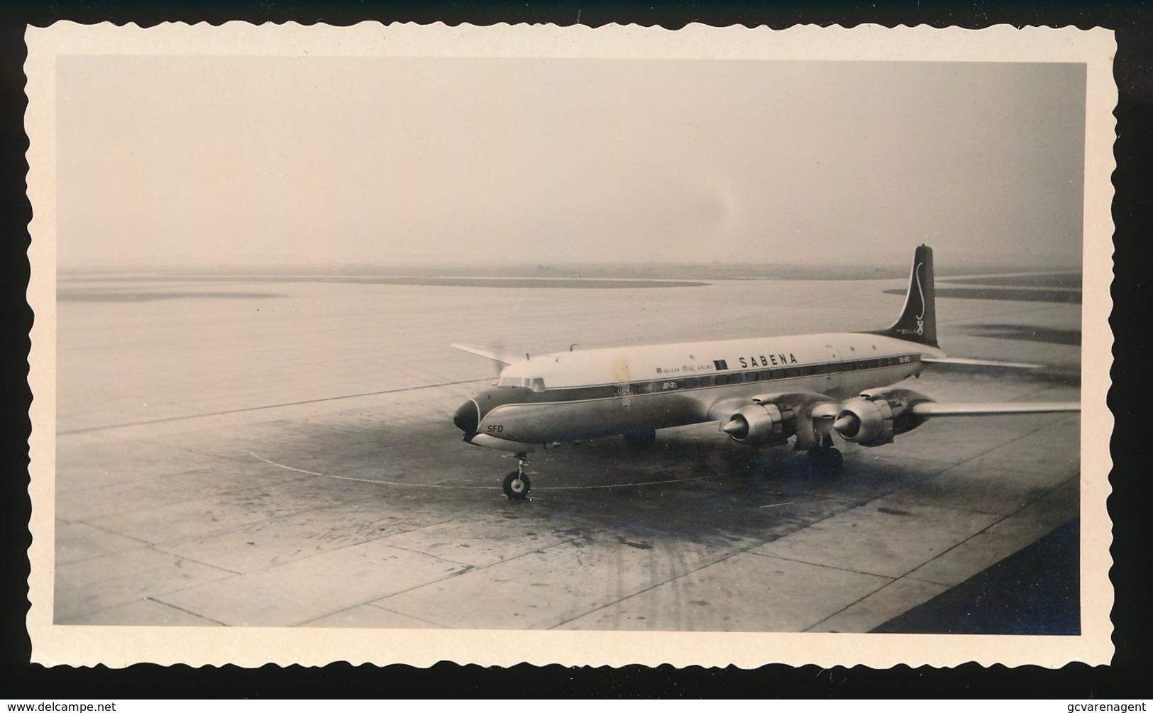 FOTO 11 X 6 CM  VLIEGTUIG SABENA ZAVENTEM 1959 - 1946-....: Ere Moderne