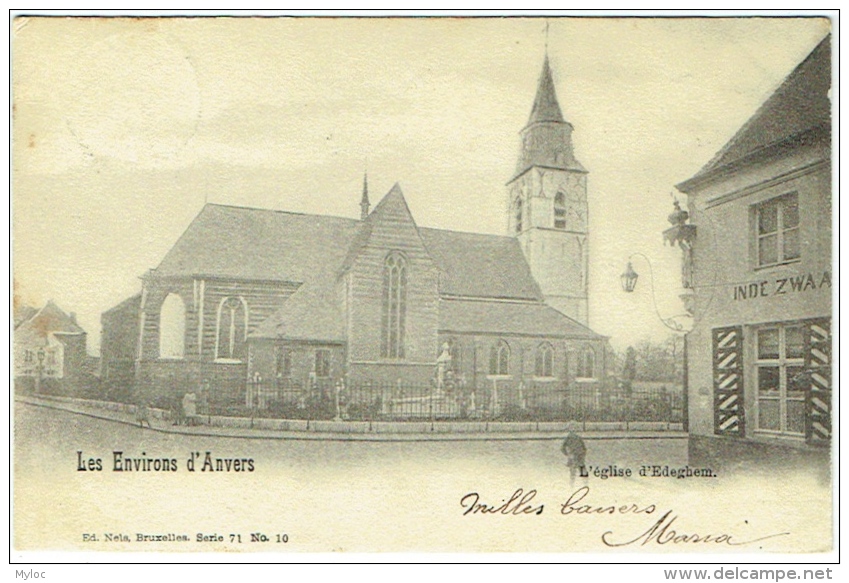 Environs D'Anvers. Edegem/Edeghem. Eglise/Kerk. - Edegem