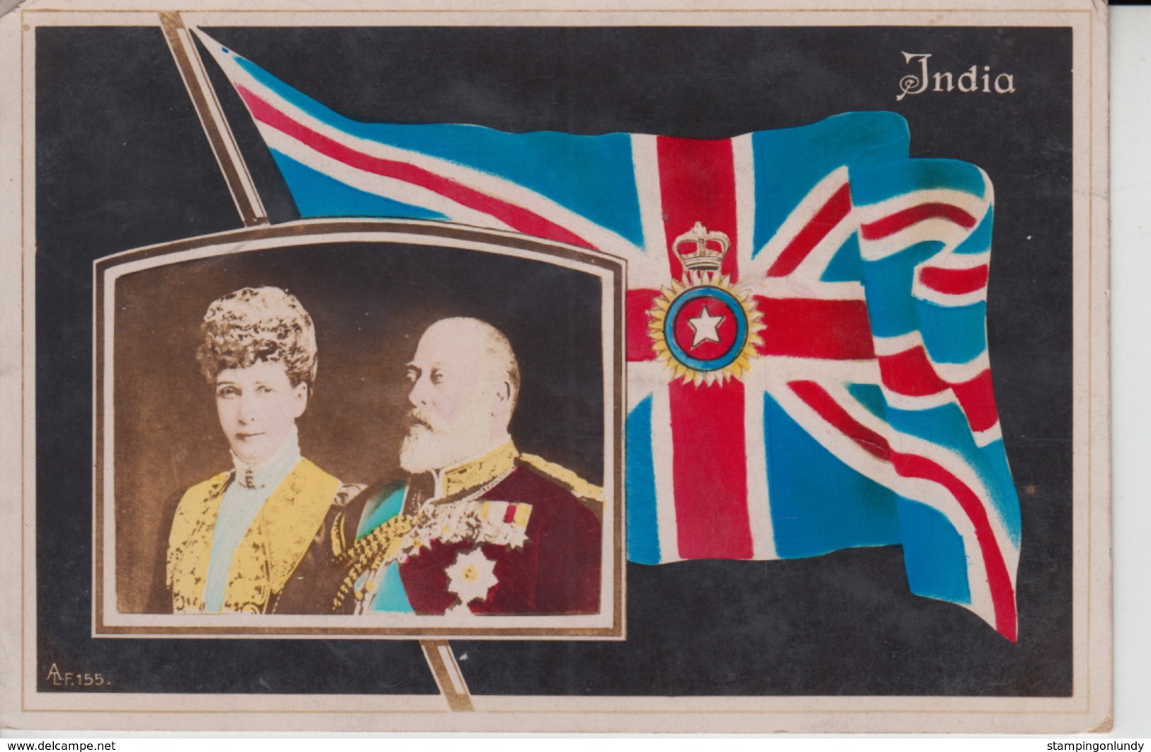 EVII33. India Edward VII And Alexander - Familles Royales