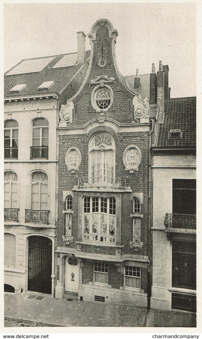 Architecture - C1910 - Planche VERS L'ART N° 127 - Maison Rue Américaine Bruxelles - Architecte M. Lambot - 2 Scans - Architecture