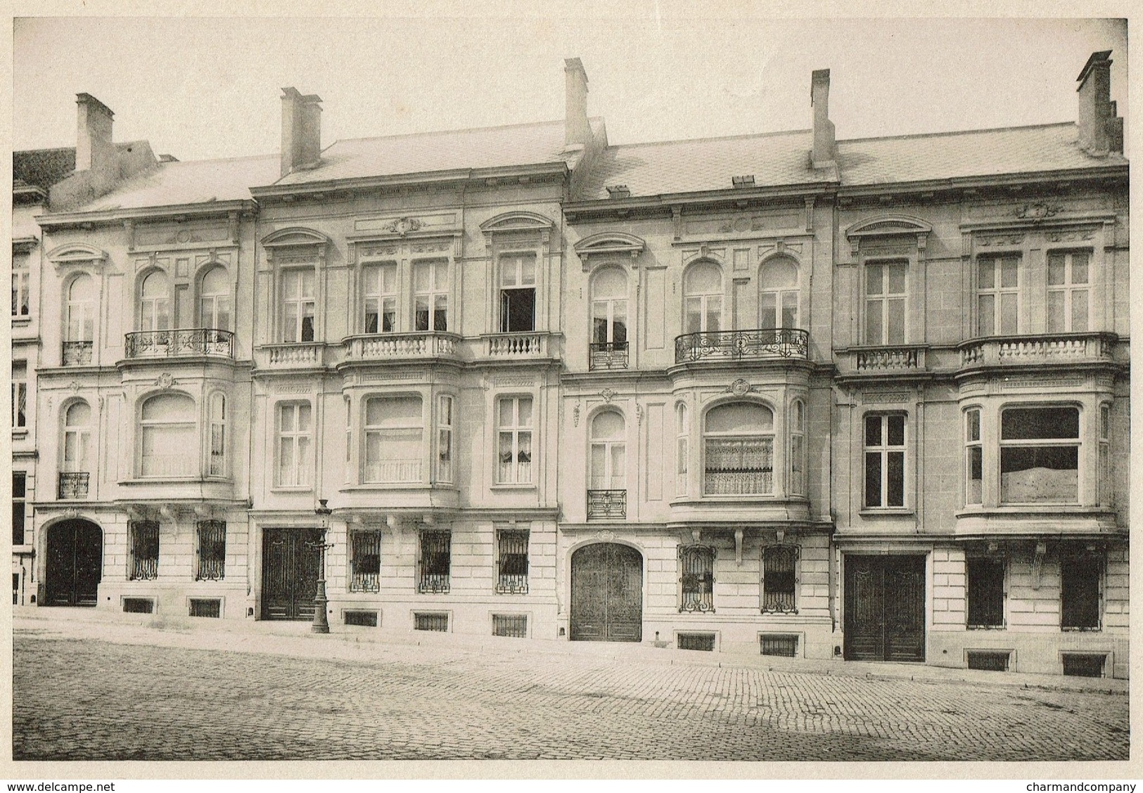 Architecture - C1910 - Planche VERS L'ART N° 24 Ensemble D'hôtels Rue Des Palais à Schaerbeek - Arch. F. De Pauw - Architecture