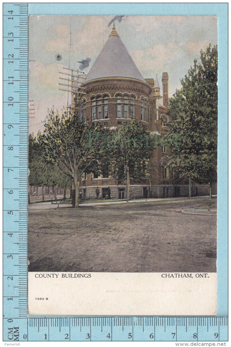 CPa - Country Building Chatham Ontario Canada, On Warwick Bros Card -  Used In 1907 Stamp  Canada 1&cent; - Autres & Non Classés