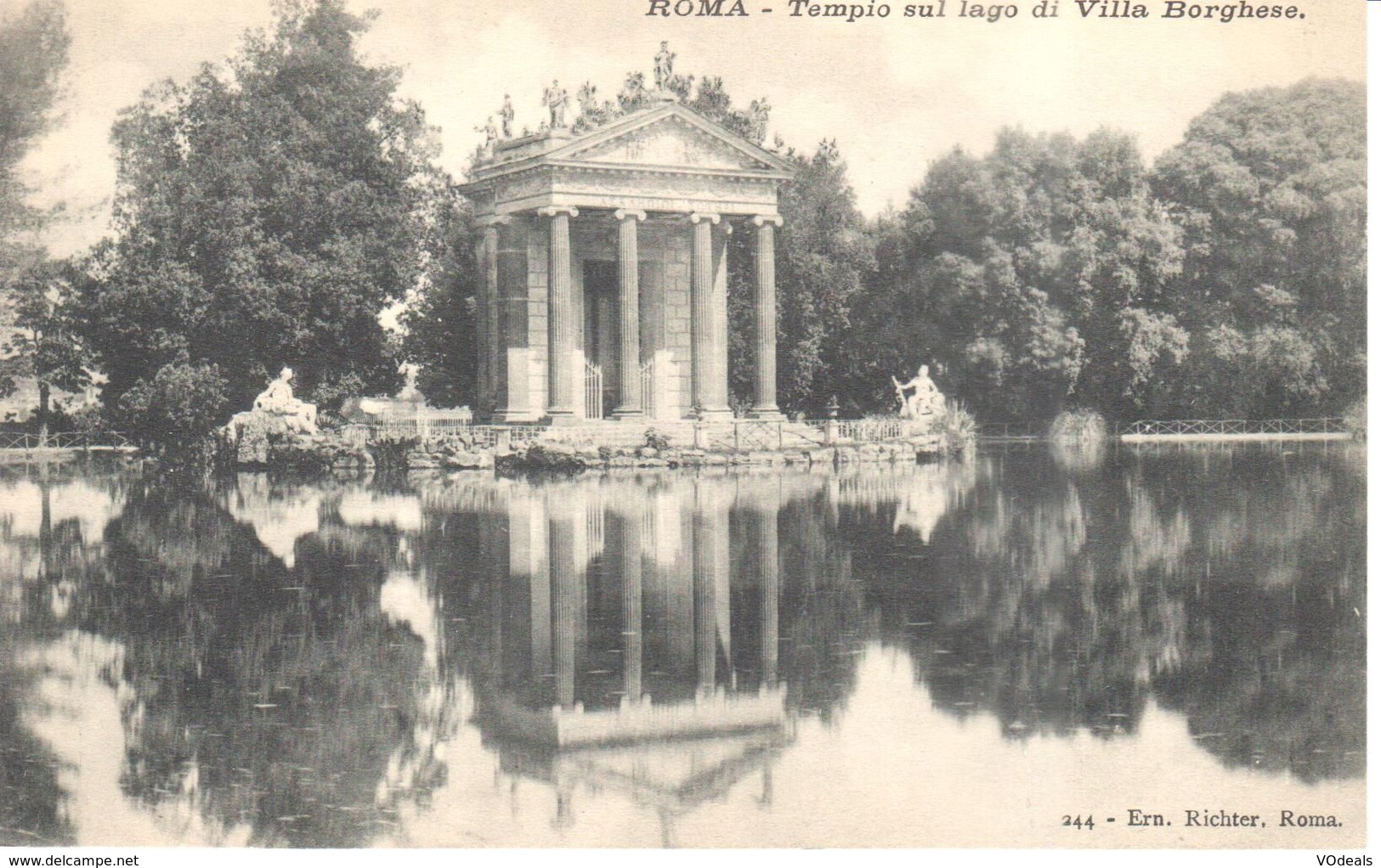 Italie - Azio - Roma (Rome) - Tempio Sul Lago Di Villa Borghese - Autres & Non Classés