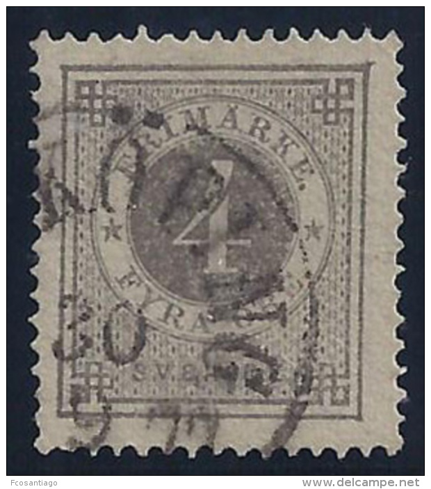 SUECIA 1872/85 - Yvert #17B (Dentado 14) - VFU - Used Stamps